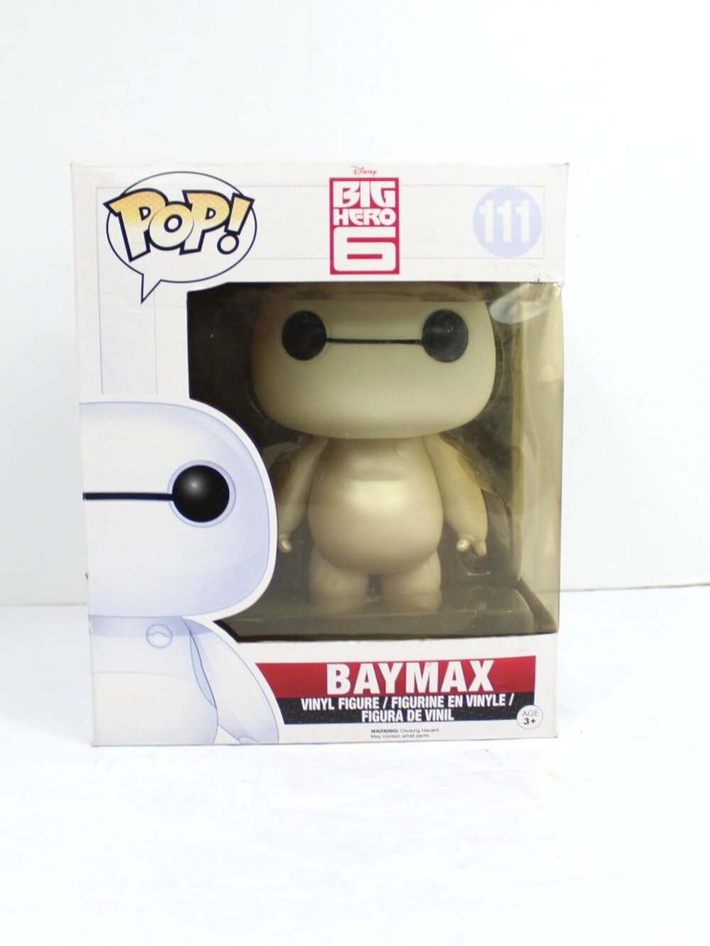 FUNKO POP LARGE PACKAGE #111 DISNEY BIG HERO 6 BAYMAX FIGURINE COLLECTIBLE NIP